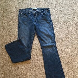 Levi's Blue Boot Cut Jeans Medium Wash